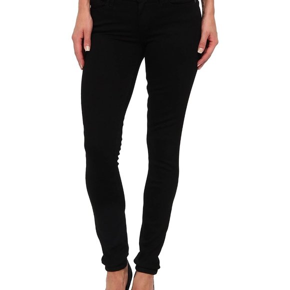 Paige Verdugo Ultra Skinny Jeans - Black - Picture 3 of 5